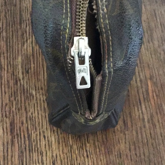 VTG..Louis Vuitton Monogram Trousse Toilette Pouch Brown Clutch Case LV - Picture 8 of 10